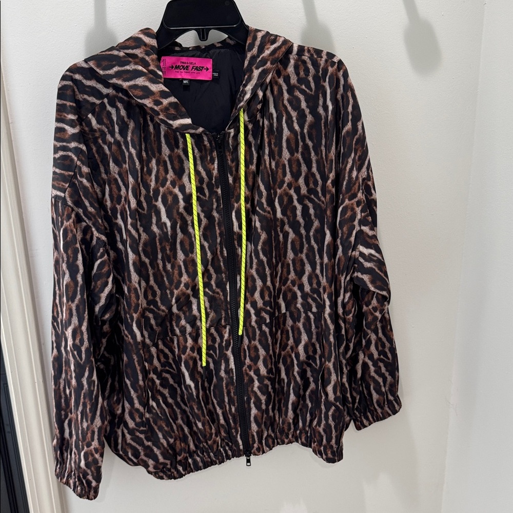 Pam Gela Ocelot-Print Jacket